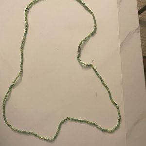 Handmade 30” greens and blues waistbeads